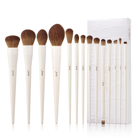 Jessup Pinselset Makeup Pinsel Make up Pinsel Set 14 Stück Schminkpinsel Kosmetikpinsel Gesichtspinsel Augenpinsel Lidschattenpinsel Puderpinsel Foundation Highlight Concealer Pinsel T329